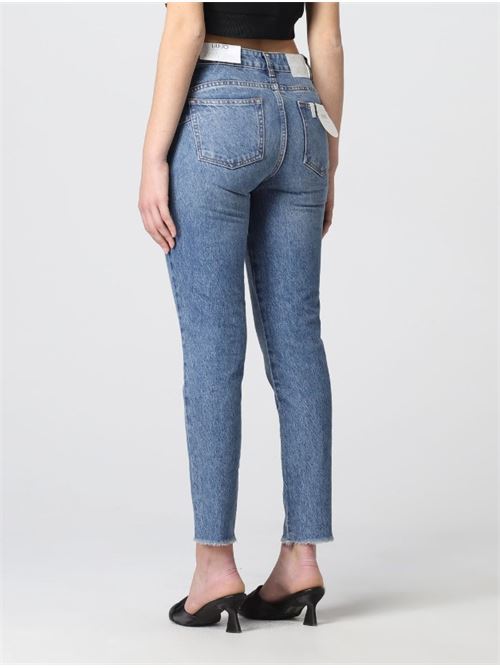 Jeans ecosostenibile con applicazioni Liu Jo | UA2034DS494.78289